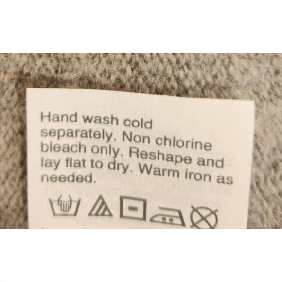 Madewell Kent Colorblock Wool Cardigan Sweater Size Large - Picture 5 of 6